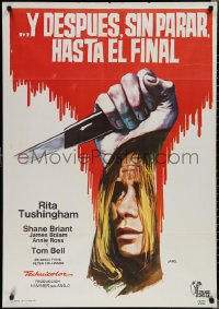 1z0428 STRAIGHT ON TILL MORNING Spanish 1972 Rita Tushingham, English Hammer horror!