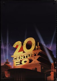 1z0238 20TH CENTURY FOX 28x40 special poster 1980s really cool Fox Studios operations map!