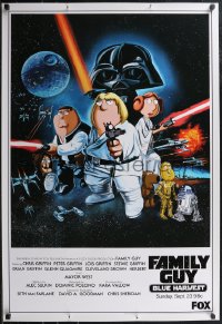 1z0035 FAMILY GUY BLUE HARVEST tv poster 2007 great Star Wars spoof comic art by Preite!