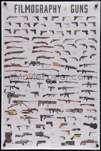 1z0178 FILMOGRAPHY OF GUNS signed #499/1500 24x36 art print 2014 by artist Cathryn Lavery!