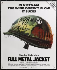 1z0257 FULL METAL JACKET 17x21 special poster 1987 Stanley Kubrick Vietnam War movie, Castle art!