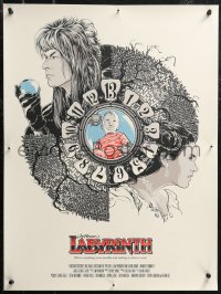 1z0179 LABYRINTH #42/150 18x24 art print 2017 fantasy art of Bowie and Connelly by Joshua Budich!