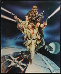 1z0286 STAR WARS trench style 19x23 special poster 1978 Goldammer art, Procter & Gamble tie-in!