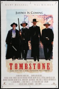 1z0295 TOMBSTONE 18x27 special poster 1993 Kurt Russell as Wyatt Earp, Val Kilmer as Doc Holliday!