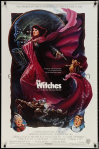 1z1492 WITCHES 1sh 1990 Nicolas Roeg, Jim Henson, Anjelica Huston, Winters fantasy art!