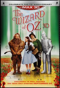 1z1493 WIZARD OF OZ advance DS 1sh R2013 Victor Fleming, Judy Garland all-time classic!
