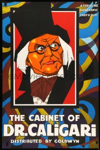 2a0268 CABINET OF DR CALIGARI S2 poster 2000 incredible art of Werner Krauss, Robert Wiene!