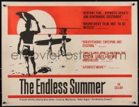 2a0373 ENDLESS SUMMER 1/2sh 1967 John Van Hamersveld art, Bruce Brown surfing classic, ultra rare!