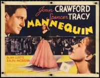 2a0805 MANNEQUIN linen 1/2sh 1938 Tracy wants wife Crawford to divorce him & marry rich pal, rare!