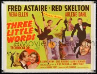 2a0816 THREE LITTLE WORDS linen style A 1/2sh 1950 Fred Astaire, Red Skelton & dancing Vera-Ellen!