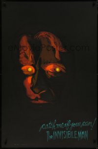 2a0284 INVISIBLE MAN teaser S2 poster 1998 James Whale, H.G. Wells, catch me if you can teaser art!