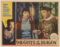 2a0493 DAUGHTER OF THE DRAGON LC 1931 c/u of Anna May Wong & Warner Oland, Hayakawa, ultra rare!