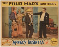 2a0470 MONKEY BUSINESS LC 1931 sexy Ruth Hall laughs at Groucho Marx with cowboy hat, ultra rare!