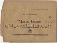 2a0476 MONKEY BUSINESS lobby card brown bag 1931 The Four Marx Brothers including Zeppo, ultra rare!
