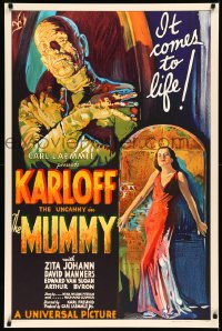 2a0291 MUMMY S2 poster 1997 $450,000 image at a fraction of the price, art of Boris Karloff!