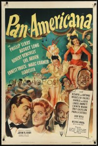 2a1005 PAN-AMERICANA linen 1sh 1945 Phillip Terry & lots of South American Latin bands, great art!
