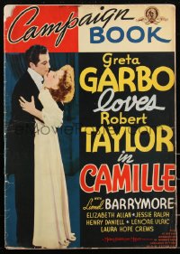 2a0382 CAMILLE pressbook 1937 Greta Garbo loves Robert Taylor, w/exploitation section, ultra rare!