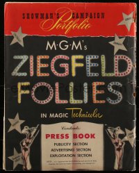 2a0412 ZIEGFELD FOLLIES pressbook 1945 with George Petty art of sexy pinup showgirls, ultra rare!