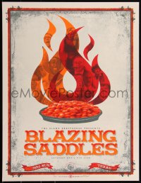 2a0026 BLAZING SADDLES artist signed #7/100 20x26 art print 2009 Mondo, Bobby Dixon art, Alamo!