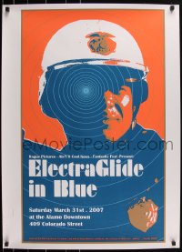 2a0061 ELECTRA GLIDE IN BLUE 26x36 art print 2007 Mondo, Alamo, cop Robert Blake by Frank Kozik!