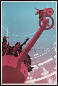 2a0064 EMPIRE STRIKES BACK #287/360 24x36 art print 2010 Mondo, Frank Stockton, Luke's Destiny!