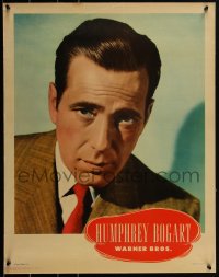 2a0332 HUMPHREY BOGART 22x28 personality poster 1940s ultra rare portrait of the legendary tough guy!