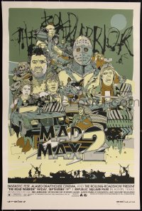 2a0127 MAD MAX 2: THE ROAD WARRIOR #40/65 24x36 art print 2008 Mondo, Tyler Stout art, variant ed.!