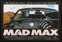 2a0125 MAD MAX artist signed #43/270 24x35 art print 2008 Mondo, Billy Perkins, Alamo, regular ed.!
