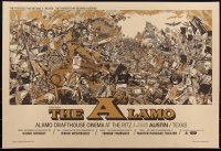 2a0166 REMEMBER THE ALAMO 25x36 art print 2007 Mondo, legendary theater, Tyler Stout, 2nd ed.!