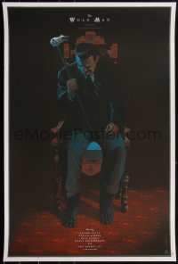 2a0248 WOLF MAN #70/380 24x36 art print 2012 Mondo, art by Laurent Durieux, first edition, Universal!