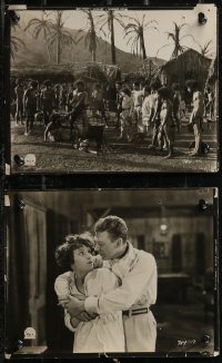2b2206 ADVENTURE 2 8x10 stills 1925 Tom Moore and Starke in the South Seas, from Jack London!