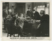 2b1690 ANGELS WITH DIRTY FACES 8x10.25 still 1938 smug James Cagney interrogated by the police!