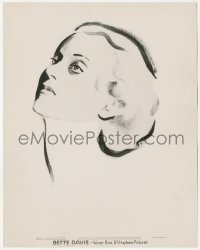 2b1698 BETTE DAVIS 8x10 still 1930s incredible Warner Bros. art portrait of the leading lady!