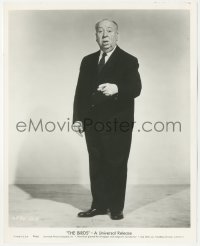2b1701 BIRDS candid 8.25x10 still 1963 great full-length portrait of director Alfred Hitchcock!