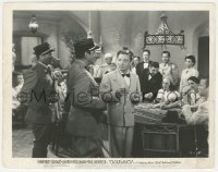 2b1713 CASABLANCA 8x10.25 still 1942 police arrest Peter Lorre standing by roulette gambling table!