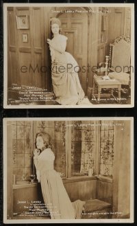 2b1685 SWEET KITTY BELLAIRS 2 8x10 LCs 1916 the romances of free-spirited Mae Murray, ultra rare!