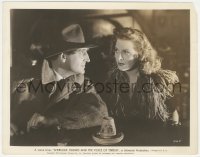 2b1869 SHERLOCK HOLMES & THE VOICE OF TERROR 8x10.25 still 1942 Basil Rathbone & Evelyn Ankers c/u!