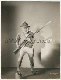 2b1881 TELL IT TO THE MARINES 7.25x9.5 still 1926 full-length Lon Chaney with rifle & bayonet!