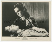 2b1897 WEST SIDE STORY 8x10.25 still 1961 c/u of Natalie Wood holding dying Richard Beymer's hand!