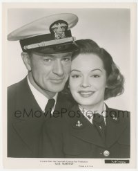 2b1906 YOU'RE IN THE NAVY NOW 8.25x10 still 1951 best portrait of Gary Cooper & sexy Jane Greer!