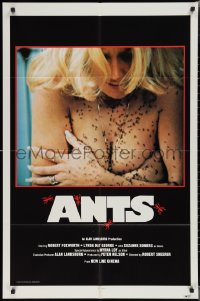2b0989 ANTS 1sh 1978 close-up of then-unknown topless Suzanne Somers covered by deadly ants!
