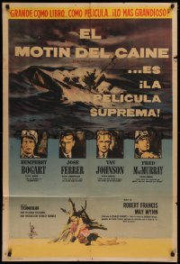 2b0558 CAINE MUTINY Argentinean 1955 Humphrey Bogart, Jose Ferrer, Van Johnson & MacMurray!