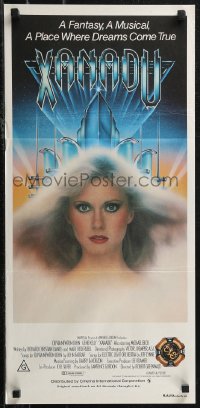 2b0976 XANADU Aust daybill 1980 Olivia Newton-John artwork image, a place where dreams come true!