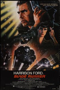 2b1005 BLADE RUNNER NSS style 1sh 1982 Ridley Scott sci-fi classic, art of Harrison Ford by Alvin!