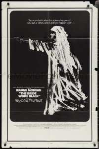 2b1015 BRIDE WORE BLACK 1sh 1968 Francois Truffaut's La Mariee Etait en Noir, Rene Ferracci artwork!