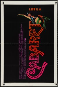 2b1018 CABARET 1sh 1972 Liza Minnelli in Nazi Germany, directed by Bob Fosse, Joseph Caroff art!