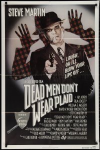 2b1035 DEAD MEN DON'T WEAR PLAID 1sh 1982 Steve Martin will blow your lips off if you don't laugh!