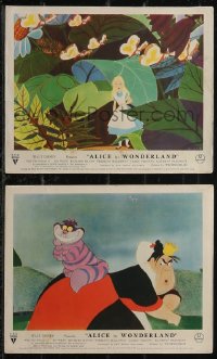 2b1674 ALICE IN WONDERLAND 2 color English FOH LCs 1951 Walt Disney Lewis Carroll classic, wonderful art!
