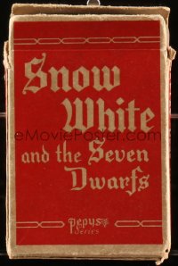 2b1508 SNOW WHITE & THE SEVEN DWARFS English card game 1938 complete 45 card game w/ rule book, rare!