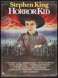 2b0272 CHILDREN OF THE CORN French 1p 1985 Stephen King, creepy different art of the Horror Kid!